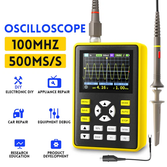 FNIRSI 5012H Osciloscopio Generador de Señales - Imagen 2