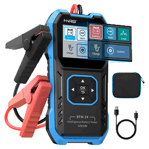 FNIRSI BTM-24 Probador Multifunción de Baterías de Coche 12V/24V 2000A CCA