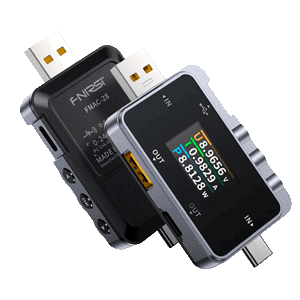 FNIRSI FNAC-28 Probador USB Tipo-C 2-en-1 Voltímetro