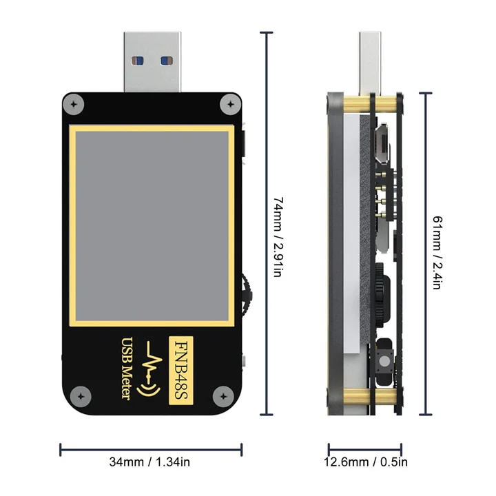 FNIRSI FNB48S Probador USB - Imagen 5