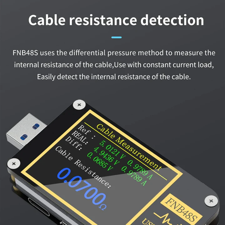 FNIRSI FNB48S Probador USB - Imagen 8