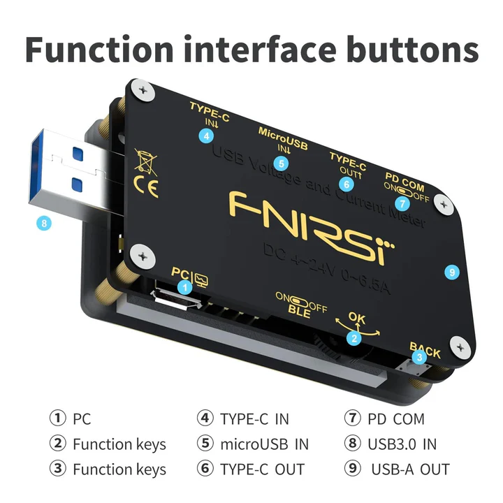FNIRSI FNB48S Probador USB - Imagen 3