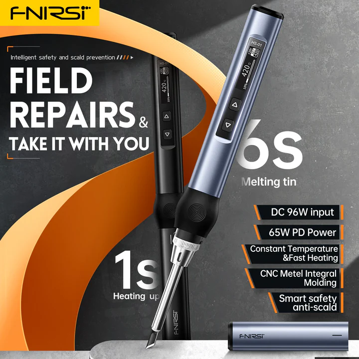 FNIRSI SWM-10 HS-01 Soldador Inteligente - Imagen 8