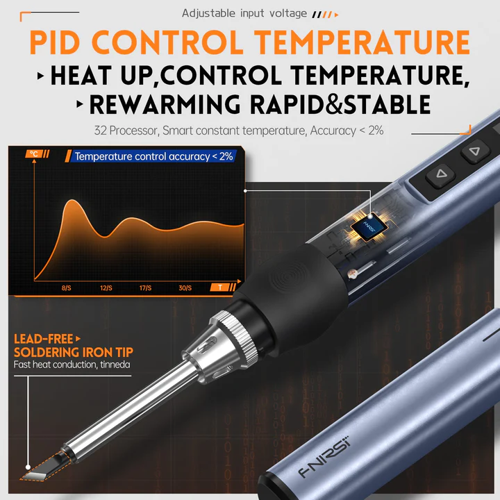 FNIRSI SWM-10 HS-01 Soldador Inteligente - Imagen 2